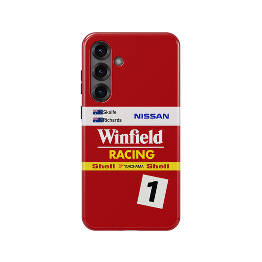 1992 Winfield Racing Nissan GT-R32 Livery Phone Case: Motorsport Style