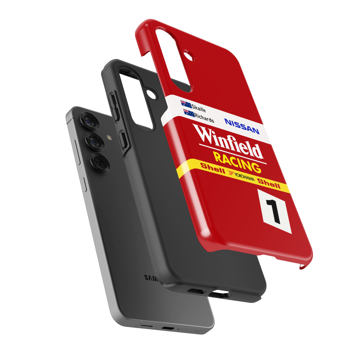 1992 Winfield Racing Nissan GT-R32 Livery Phone Case: Motorsport Style