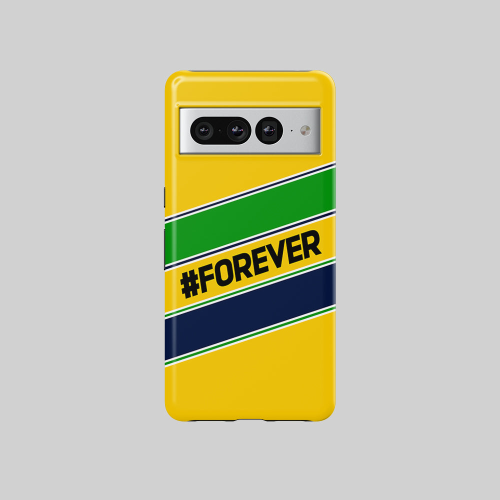 Ayrton Senna Forever 30th Anniversary Livery Google Phone Case by DIZZY