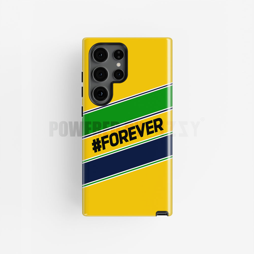 Funda para teléfono SAMSUNG con librea del 30 aniversario de Ayrton Senna Forever de DIZZY