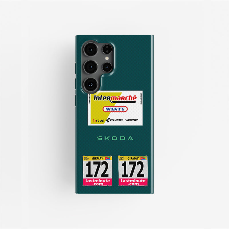 Biniam Girmay Green Jersey Sprint Leader Samsung Phone Case by DIZZY