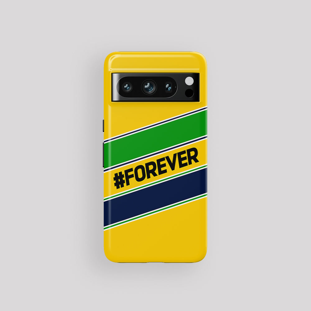 Ayrton Senna Forever 30th Anniversary Livery Google Phone Case by DIZZY