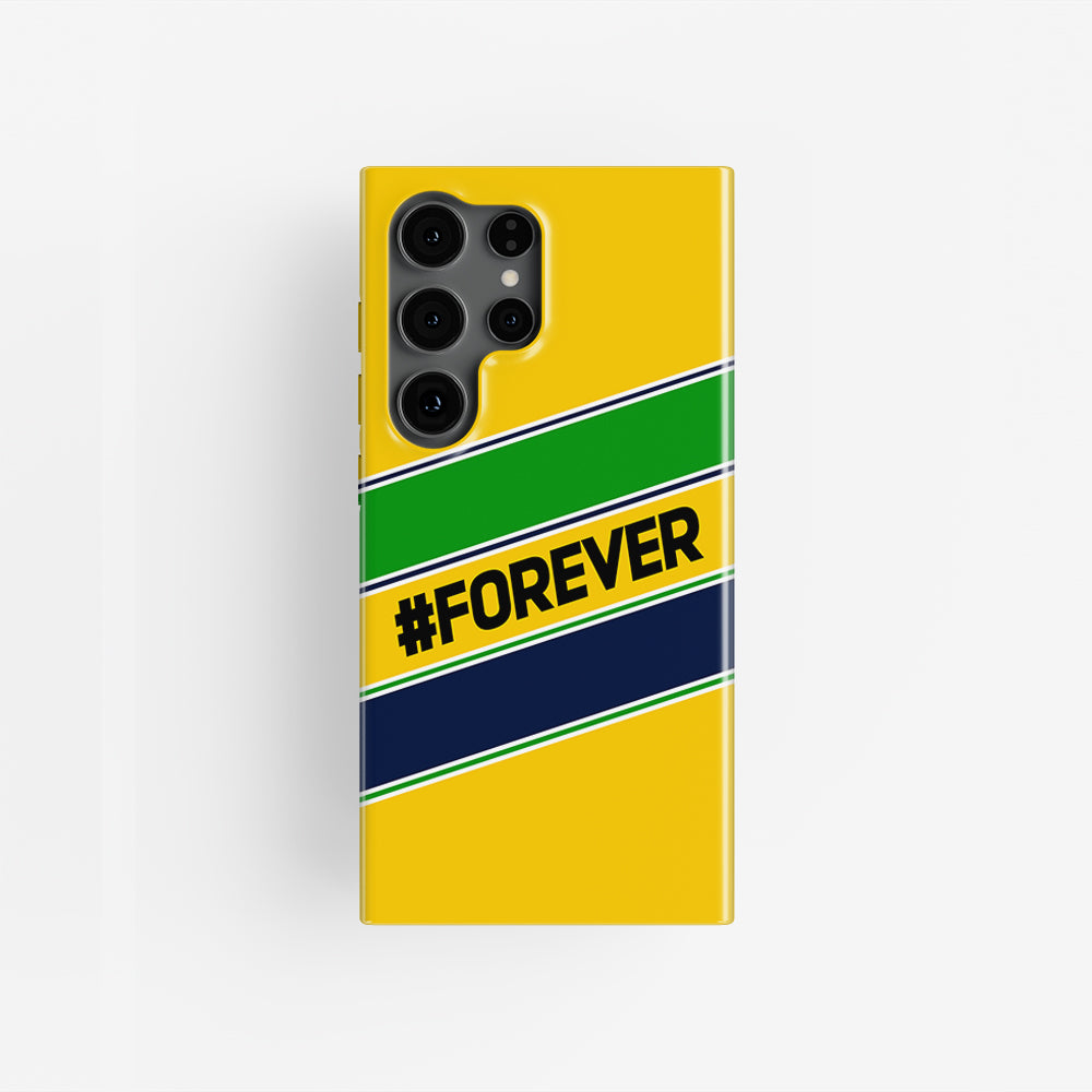 Funda para teléfono SAMSUNG con librea del 30 aniversario de Ayrton Senna Forever de DIZZY