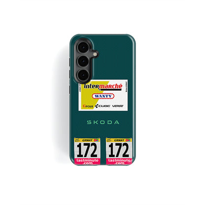 Biniam Girmay Green Jersey Sprint Leader Samsung Phone Case by DIZZY