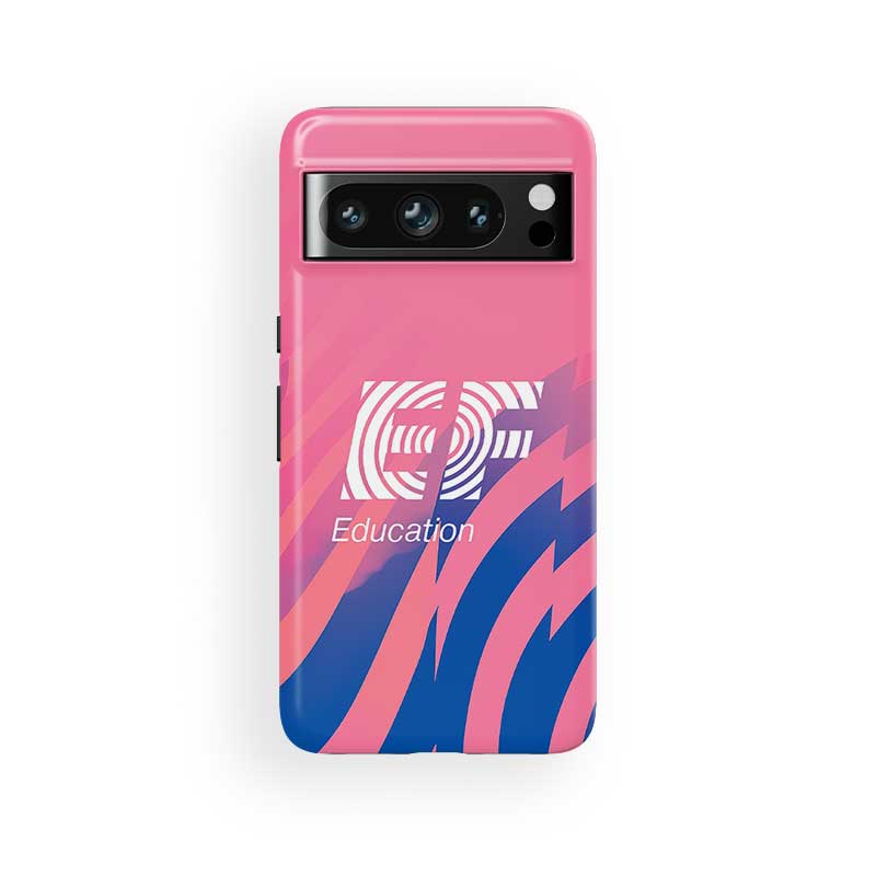 Coque de téléphone Tadej Pogacar 2024 Dual Triumph jaune et rose en jersey par DIZZY
