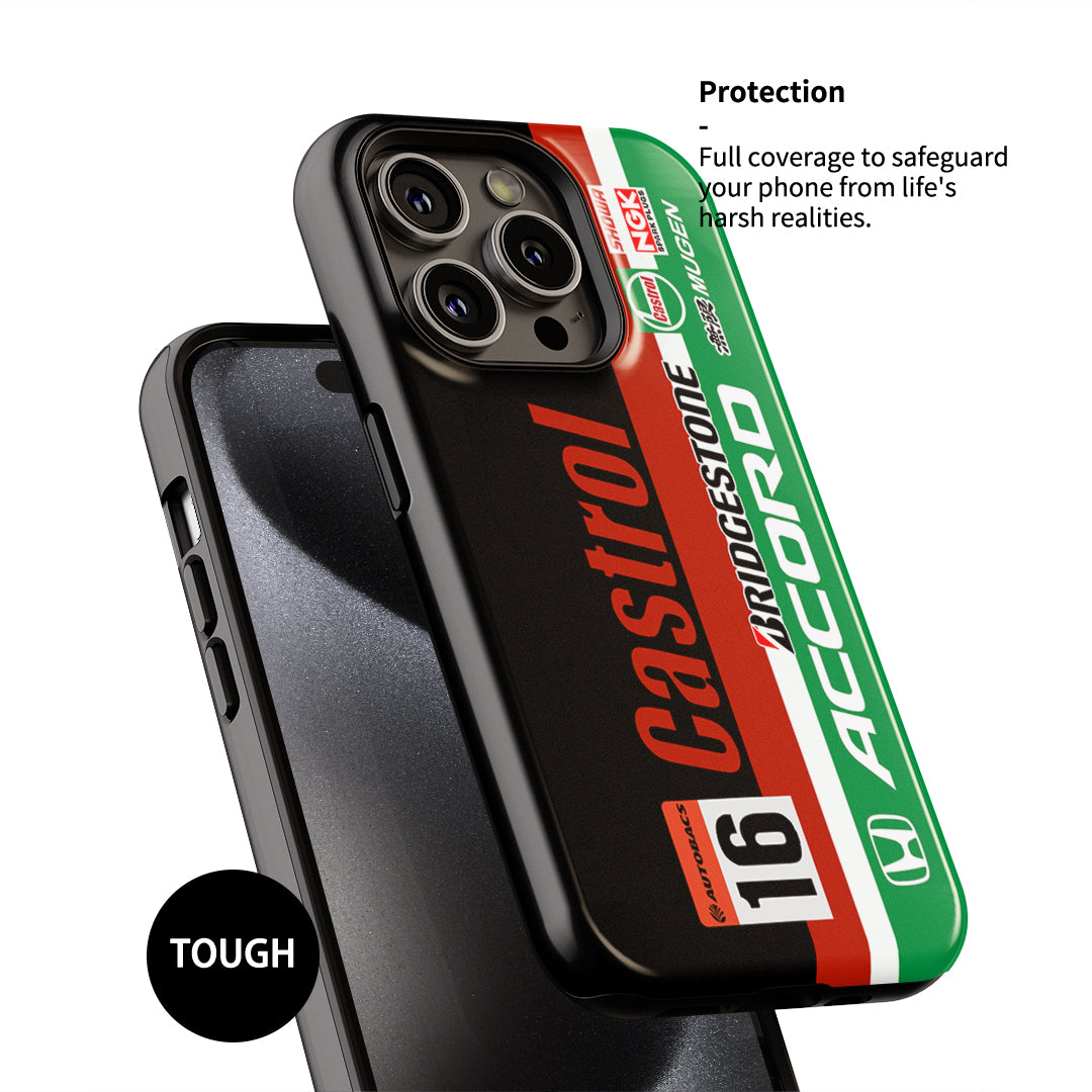 Honda Castrol MUGEN NSX JGTC Phone Case – Racing Passion on Your Phone