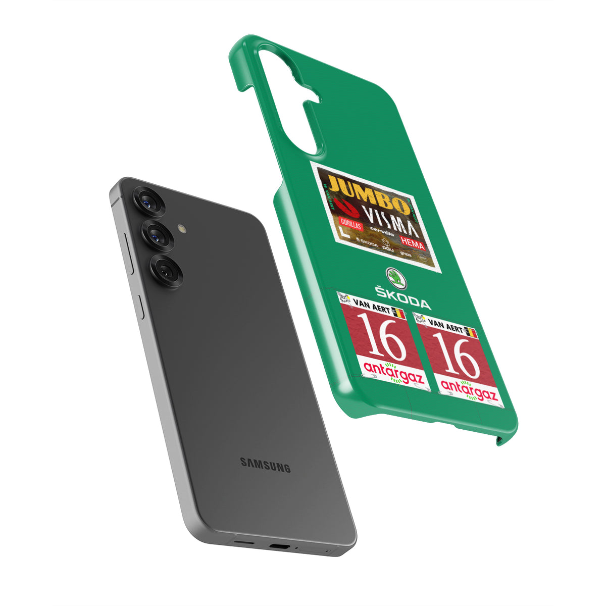 Celebrate Wout Van Aert with the 2022 Green Jersey Phone Case