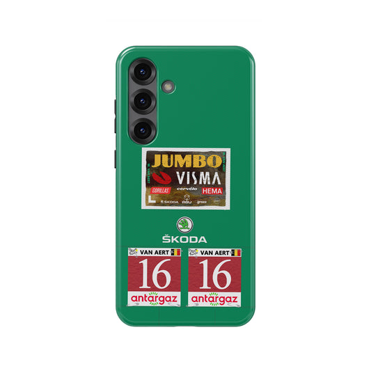 Celebrate Wout Van Aert with the 2022 Green Jersey Phone Case