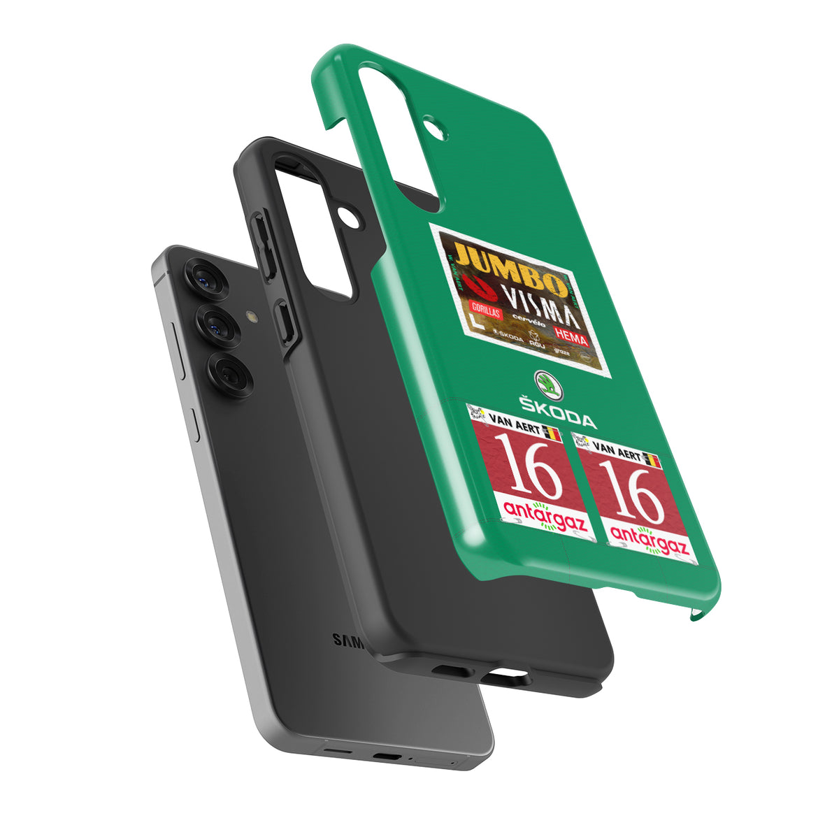 Celebrate Wout Van Aert with the 2022 Green Jersey Phone Case