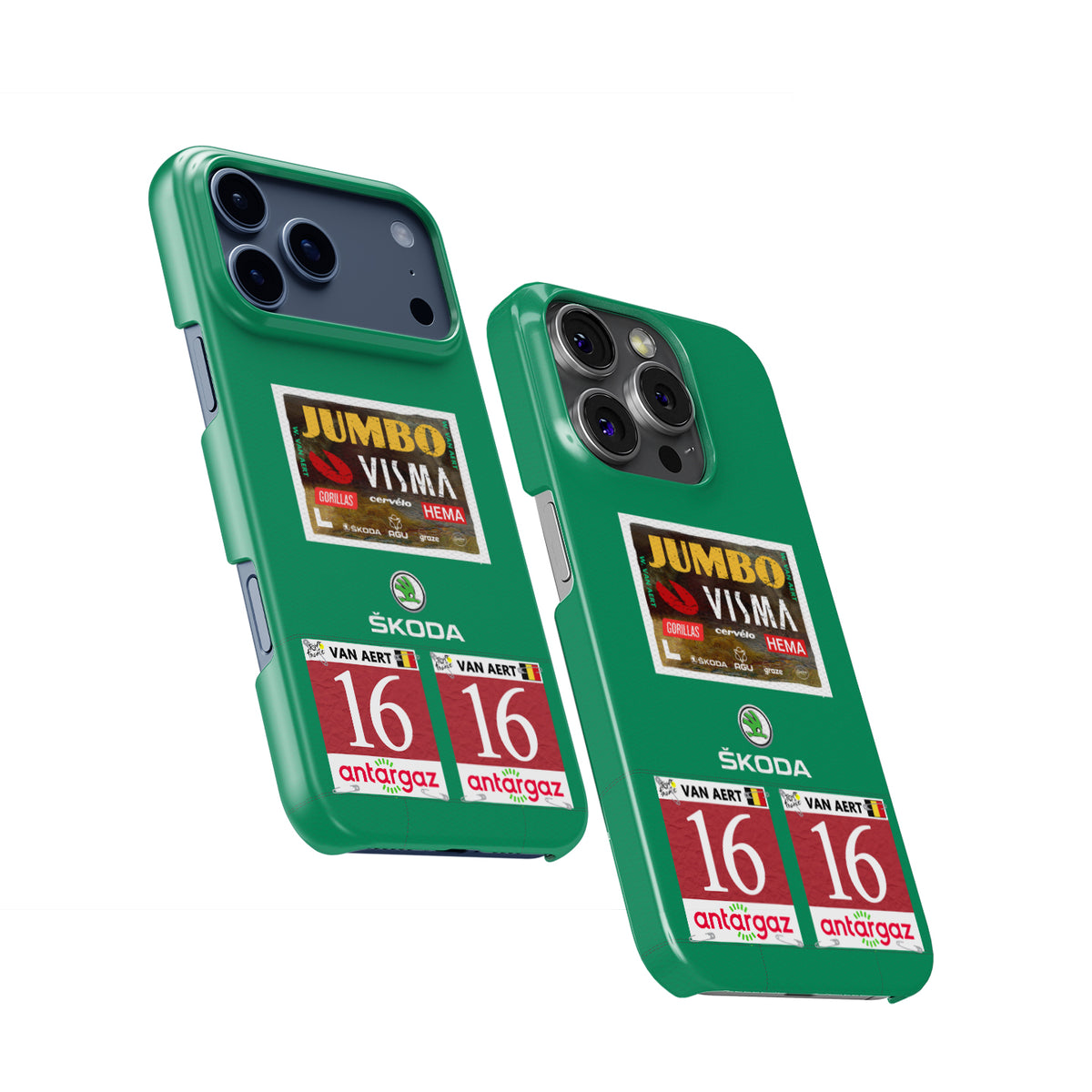 2022 TDF Green Jersey Wout Van Aert Phone Case: Style & Protection