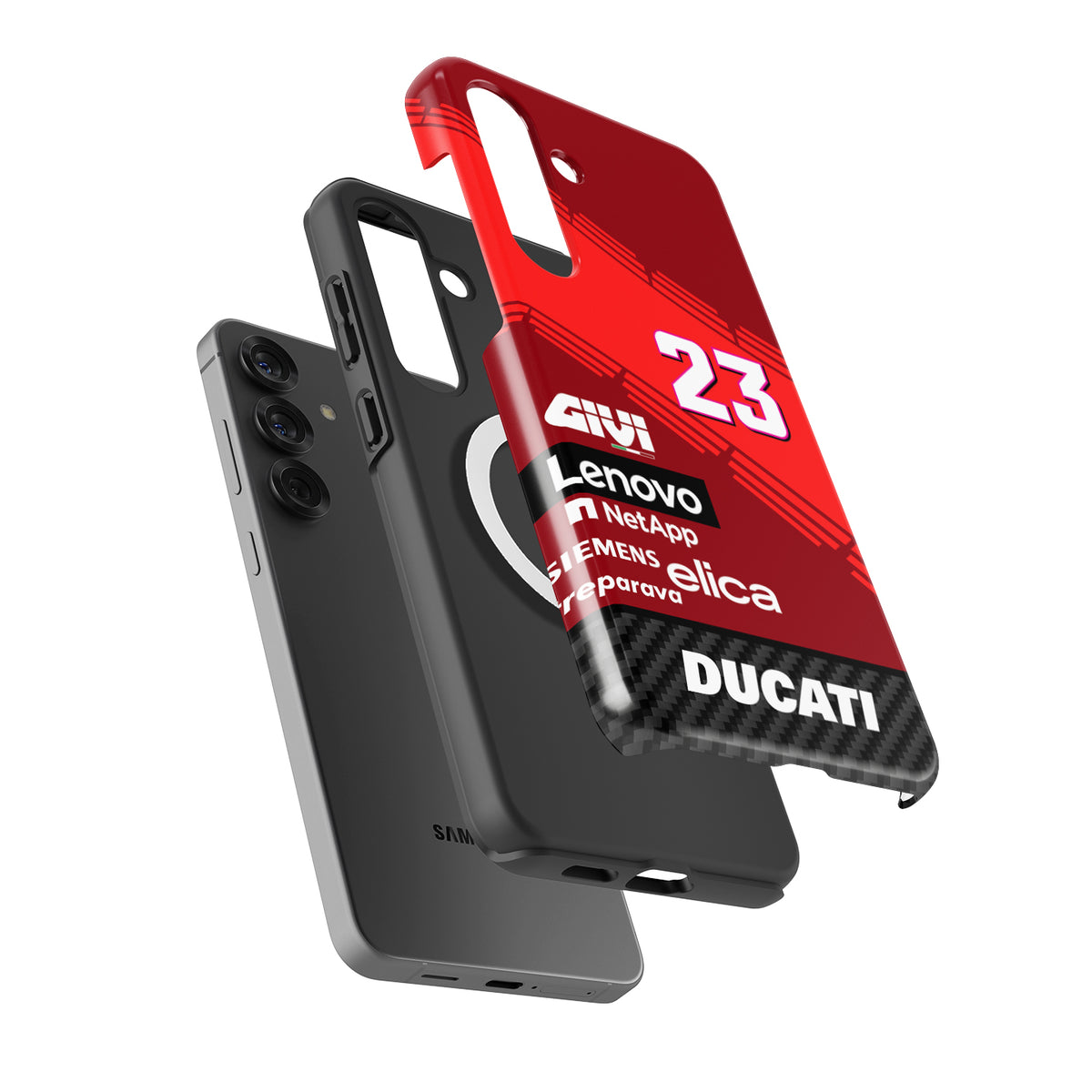 Ride with Enea Bastianini: 2024 Ducati MotoGP Livery Phone Case