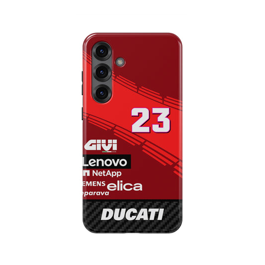 Ride with Enea Bastianini: 2024 Ducati MotoGP Livery Phone Case