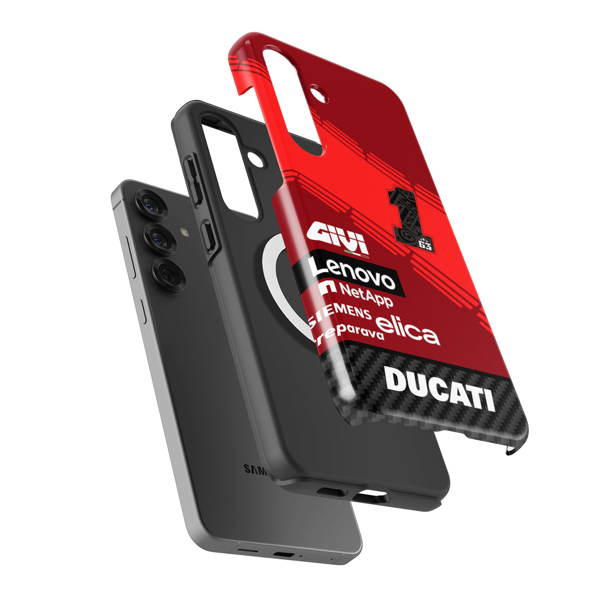 Ride with Francesco Bagnaia: 2024 Ducati MotoGP Samsung Phone Case