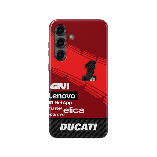 Ride with Francesco Bagnaia: 2024 Ducati MotoGP Samsung Phone Case