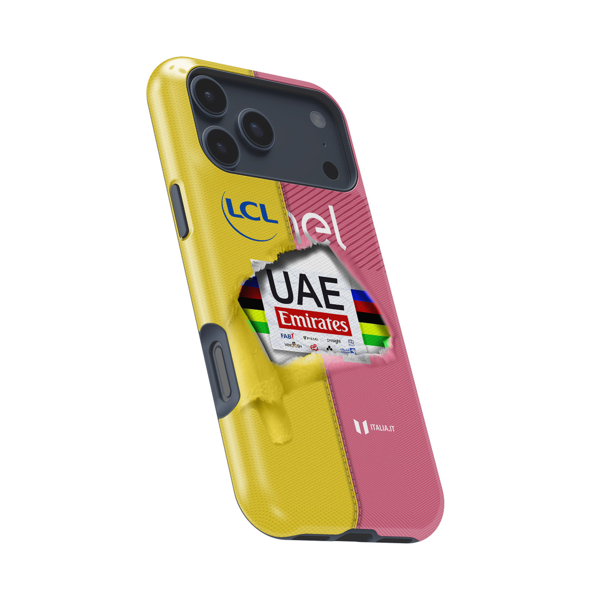 Tadej Pogačar 2024 Triple Crown Cycling Phone Case | UAE Team Emirates | Tour de France Giro d'Italia UCI Championships
