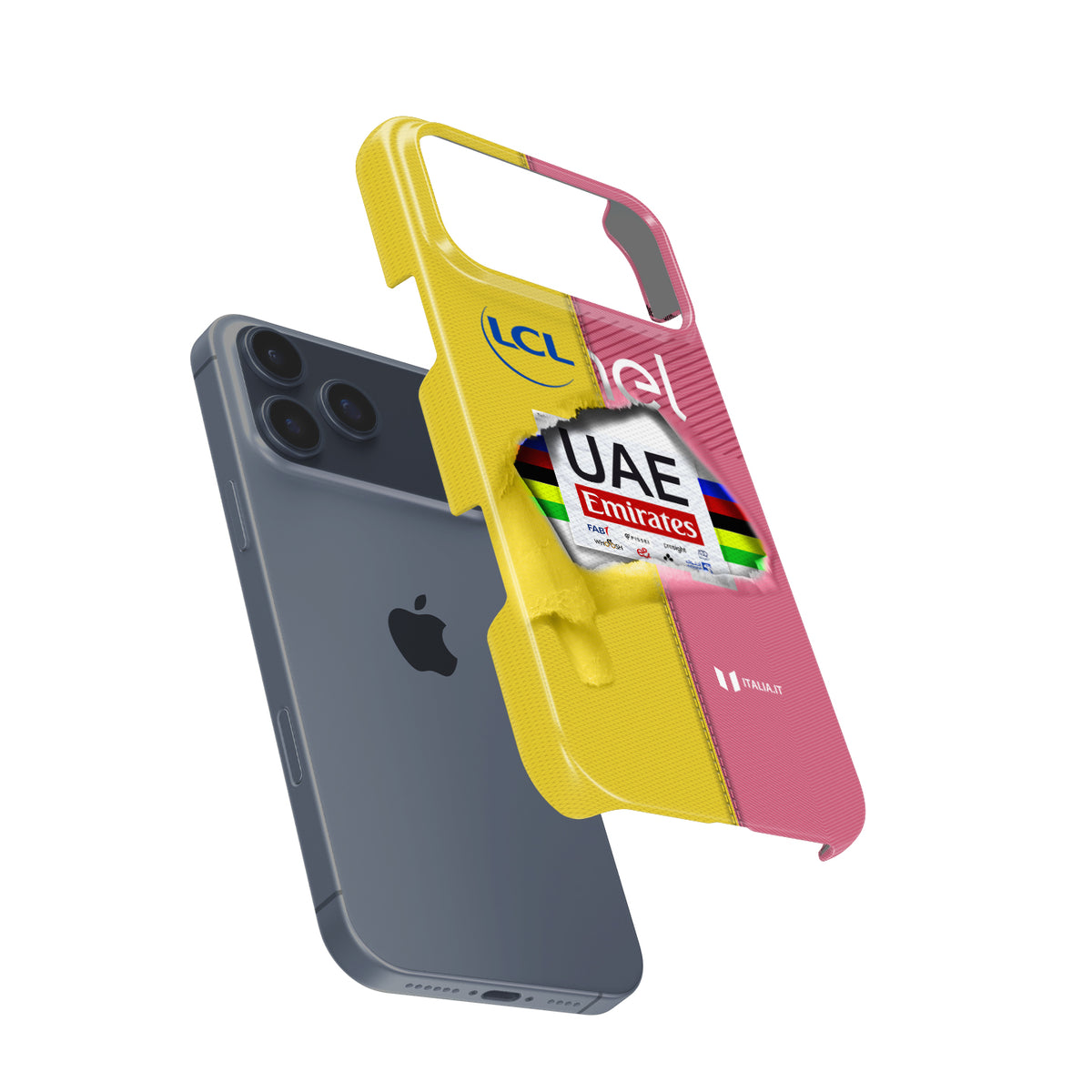 Tadej Pogačar 2024 Triple Crown Cycling Phone Case | UAE Team Emirates | Tour de France Giro d'Italia UCI Championships