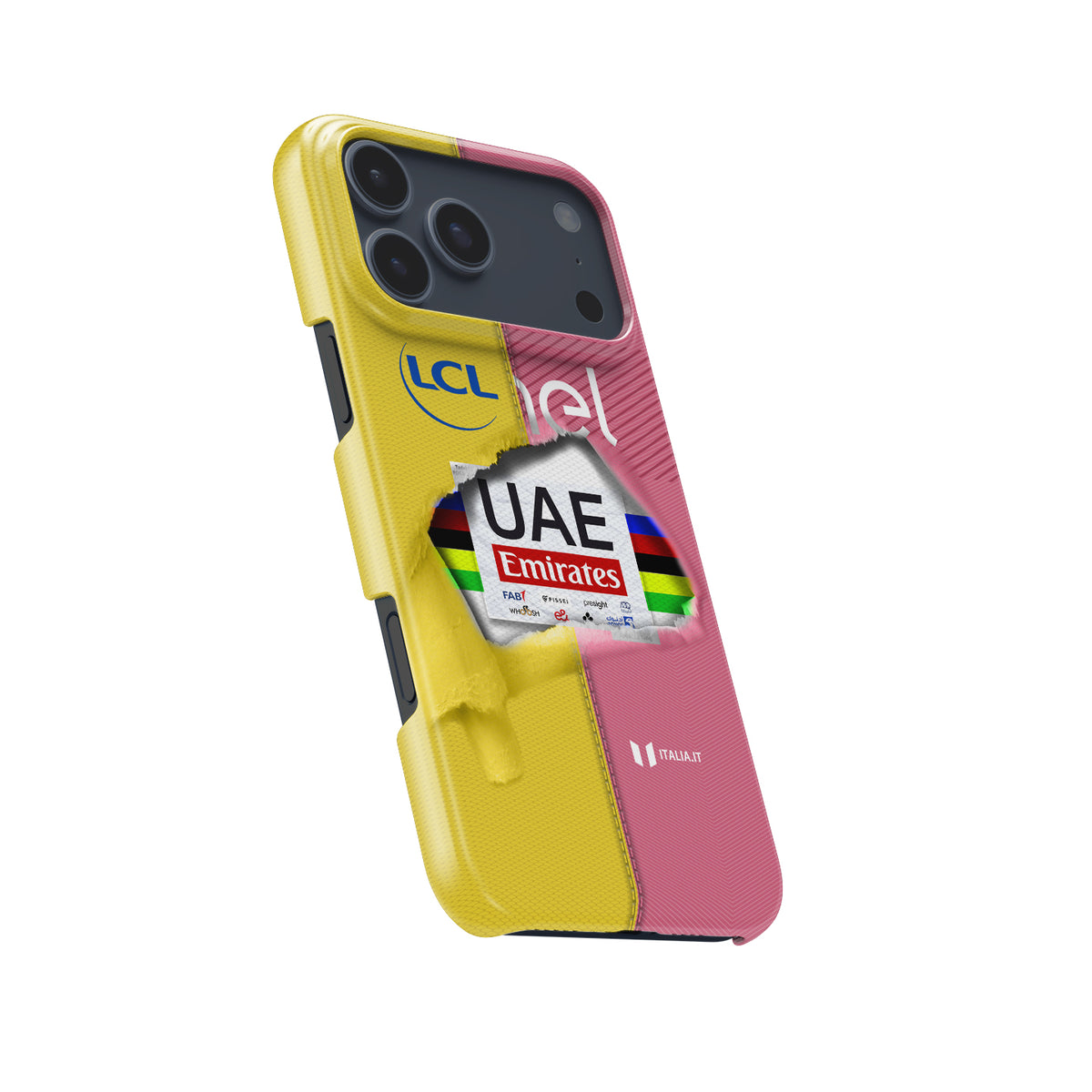 Tadej Pogačar 2024 Triple Crown Cycling Phone Case | UAE Team Emirates | Tour de France Giro d'Italia UCI Championships