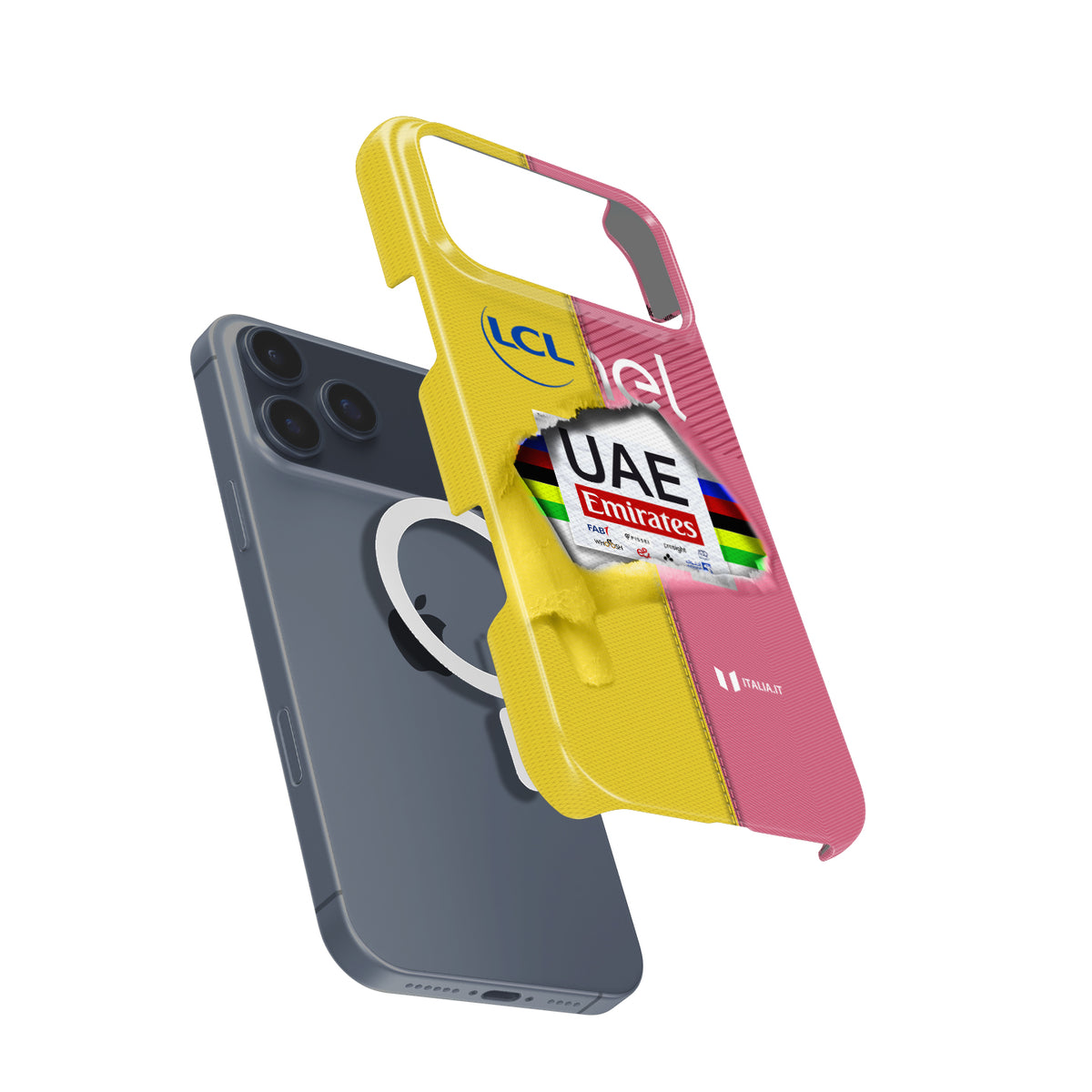 Tadej Pogačar 2024 Triple Crown Cycling Phone Case | UAE Team Emirates | Tour de France Giro d'Italia UCI Championships