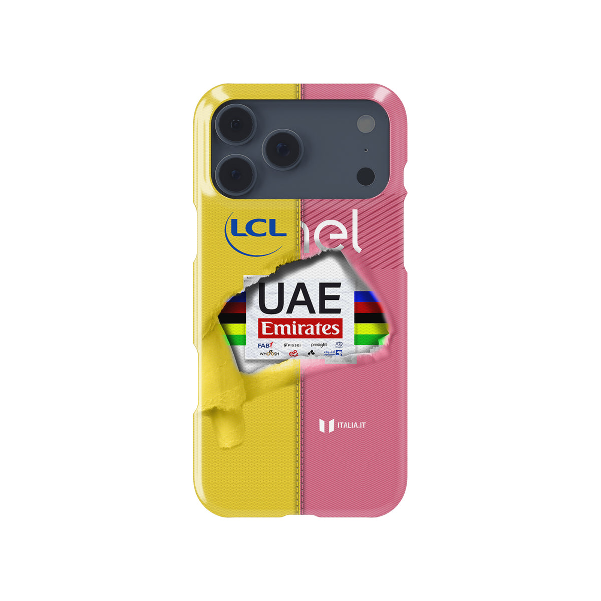Tadej Pogačar 2024 Triple Crown Cycling Phone Case | UAE Team Emirates | Tour de France Giro d'Italia UCI Championships