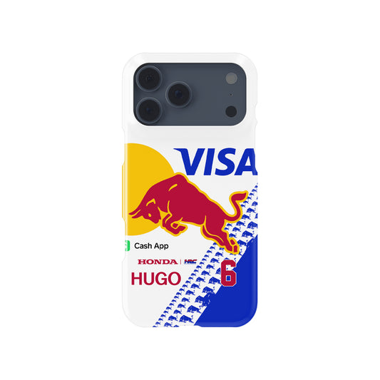 Isack Hadjar 2025 Racing Bulls No.6 Livery iPhone Case