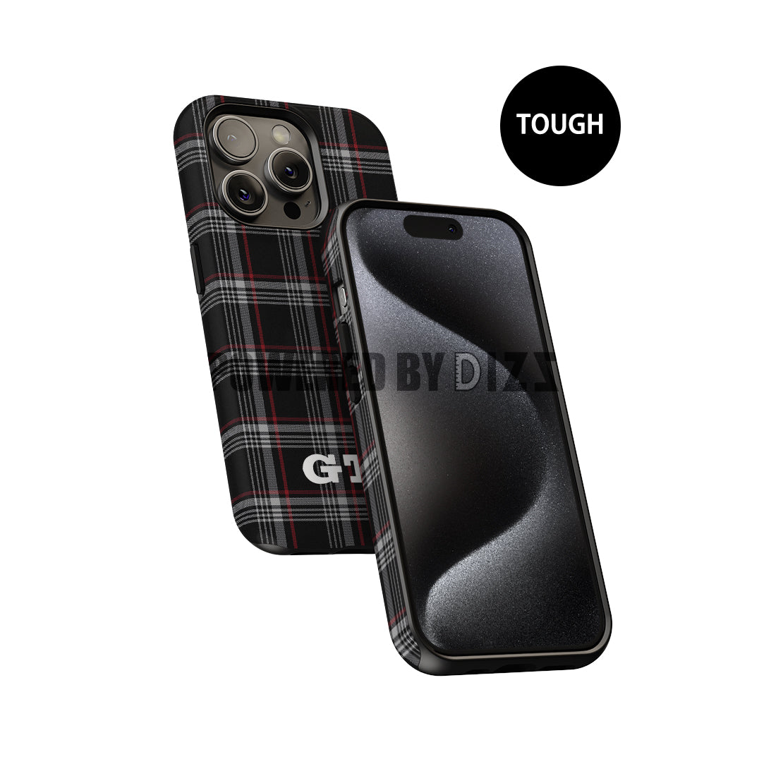 Iconic VW Golf GTI Seat Tartan Phone Case