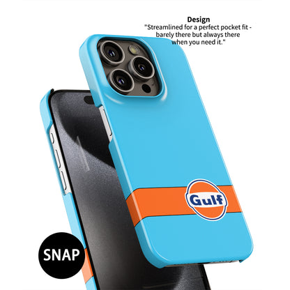 Gulf Livery iPhone Case – Iconic Racing Heritage for Apple