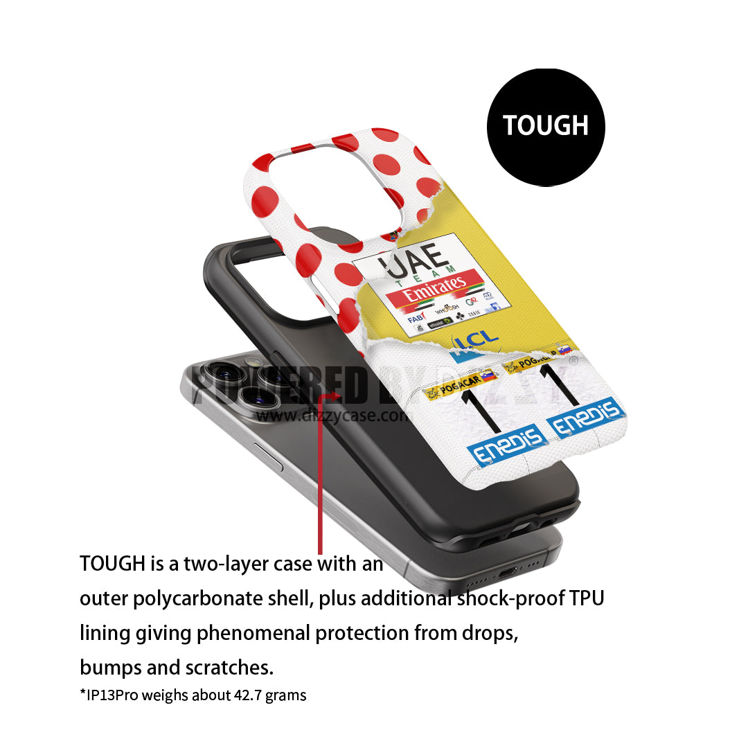 Tadej Pogačar 2021 Tour de France Phone Case: Style & Strength