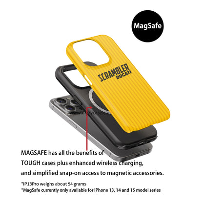 Scrambler Ducati Yellow Livery Phone Case – Bold and Rugged