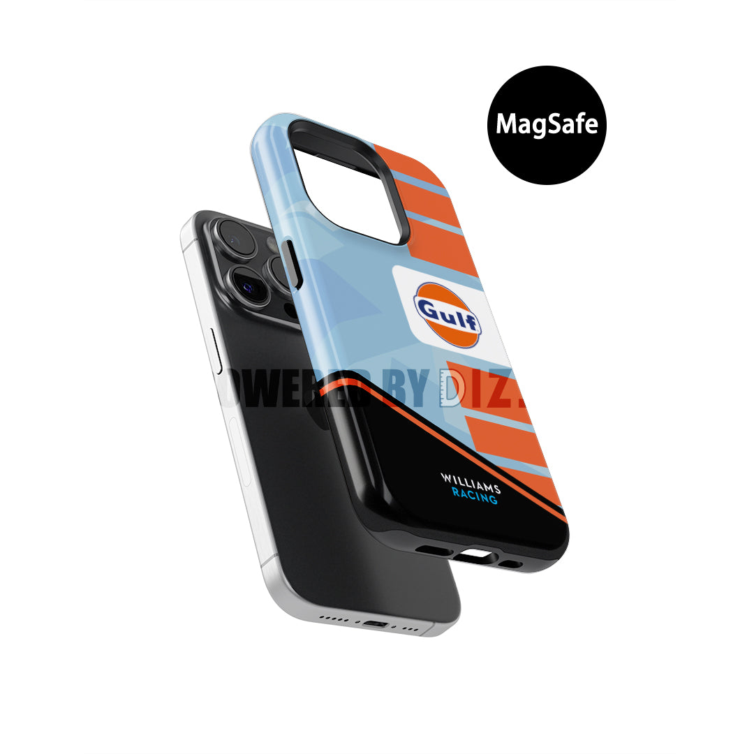 2023 Williams reveal special Gulf Fan livery Phone Case