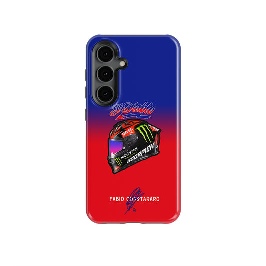 Fabio Quartararo 2022 casque MotoGP SAMSUNG Coque de téléphone