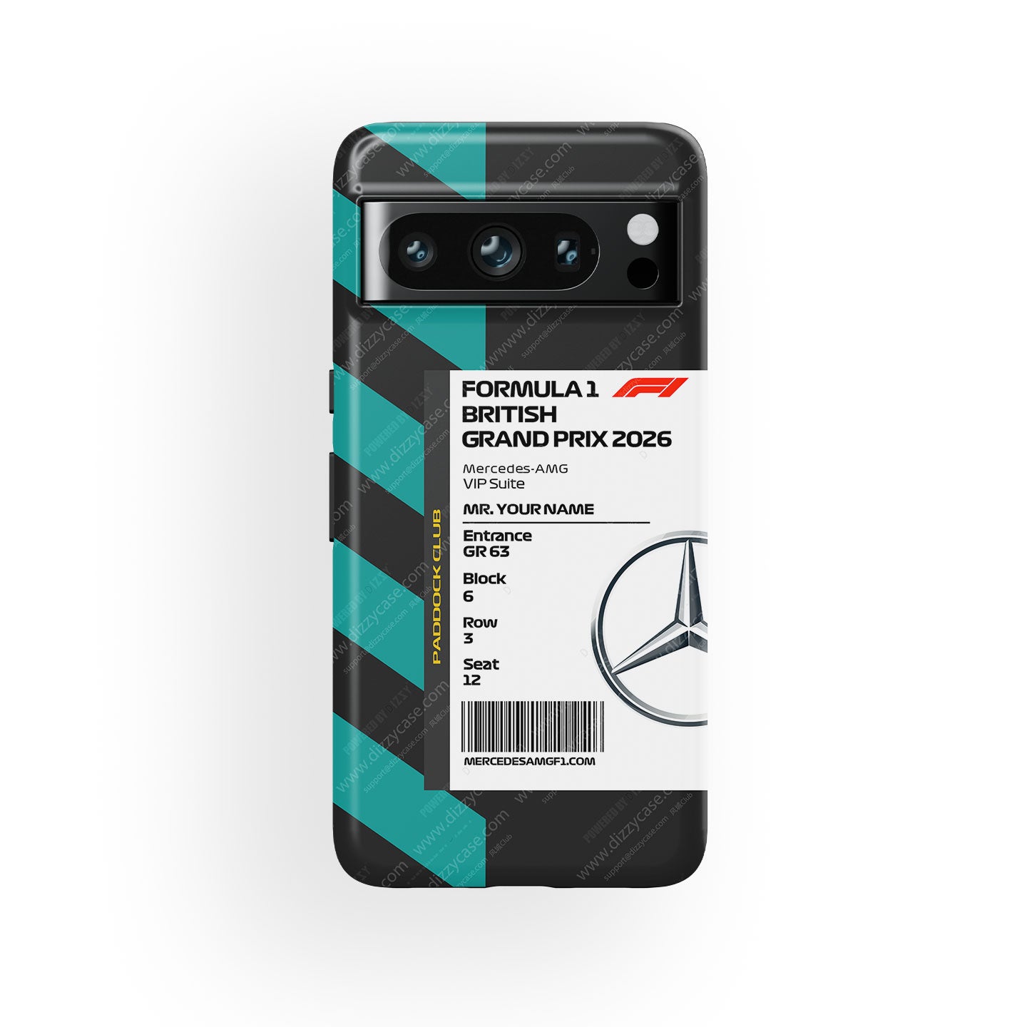 Mercedes VIP Ticket Case - Pixel, Huawei, OnePlus | DIZZY CASE