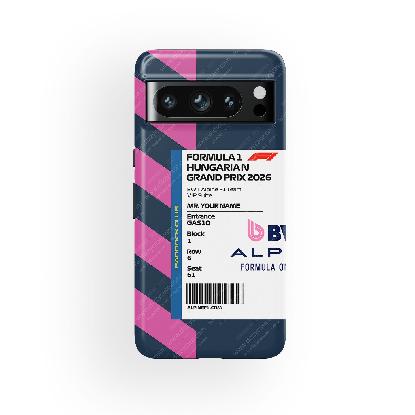 Alpine VIP Ticket Case - Pixel, Huawei, OnePlus | DIZZY CASE