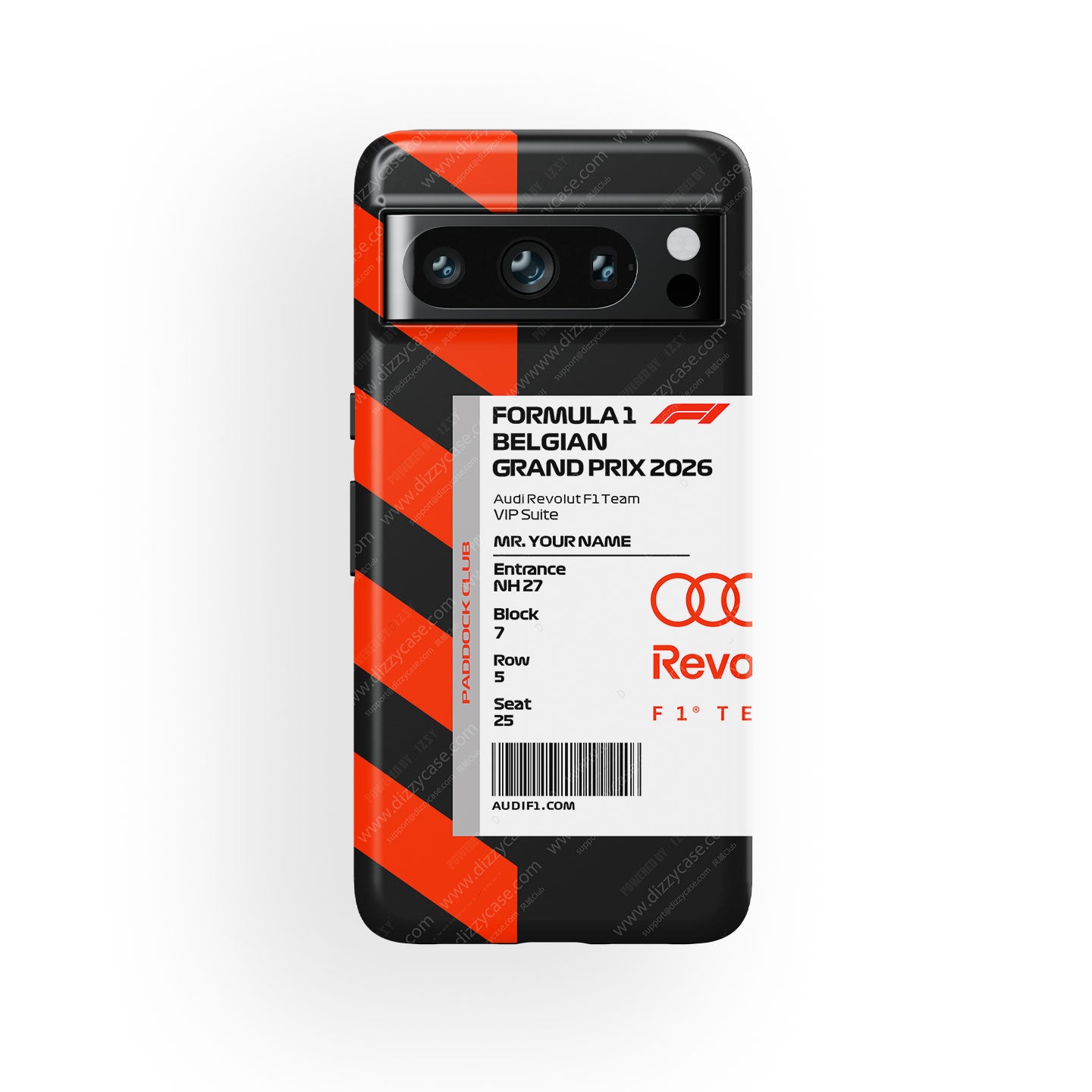 Audi F1 VIP Ticket Case - Pixel, Huawei, OnePlus | DIZZY CASE