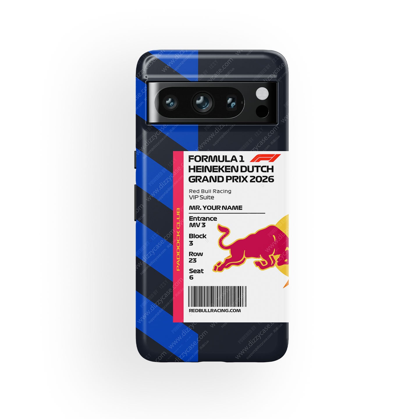 Red Bull VIP Ticket Case - Pixel, Huawei, OnePlus | DIZZY CASE