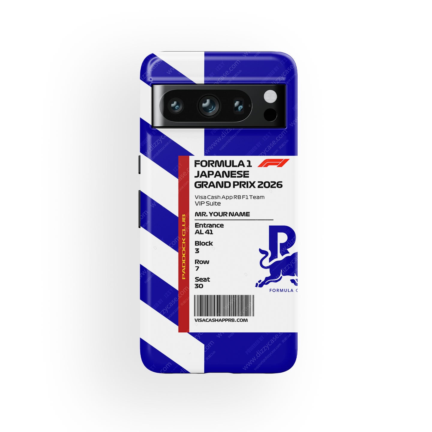 VCARB VIP Ticket Case - Pixel, Huawei, OnePlus | DIZZY CASE