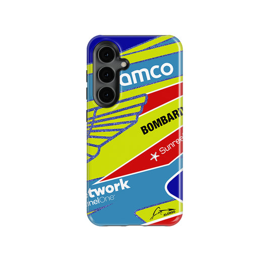 Fernando Alonso 2023 F1 Helmet Phone Case - Samsung Models