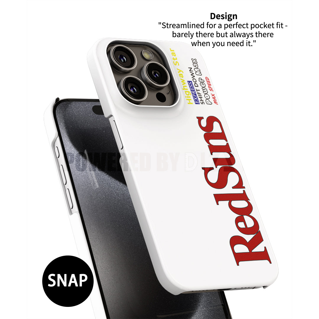 Rev Up Your Style with the Initial D RedSuns RX-7 Livery Phone Case