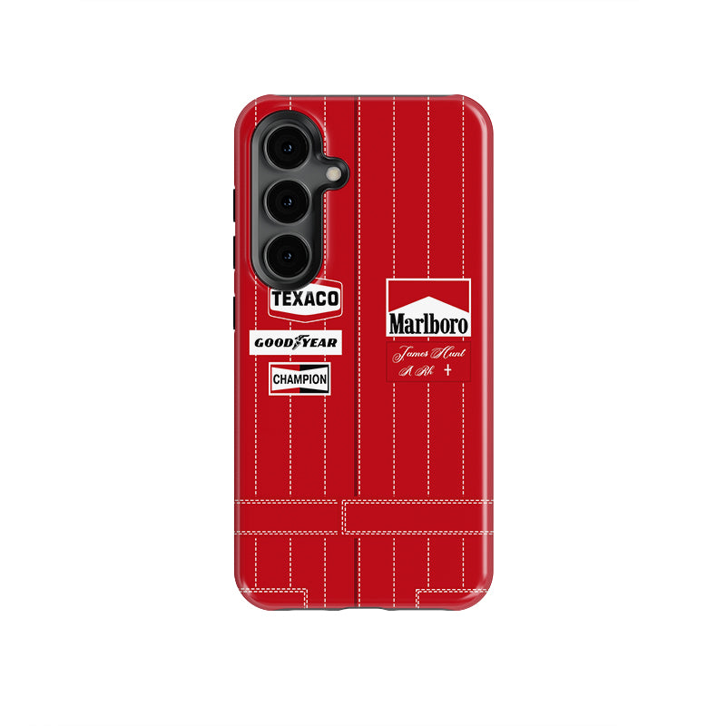 James Hunt 1976 F1 Champion Samsung Galaxy Case - Snap & Tough