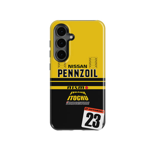 1999 Nissan Skyline R34 GT-R NISMO PENNZOIL JGTC Librea de SAMSUNG Funda para teléfono