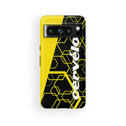 Coque de téléphone Google avec livrée Cervélo R5 S5 Team Visma 2024 par DIZZY