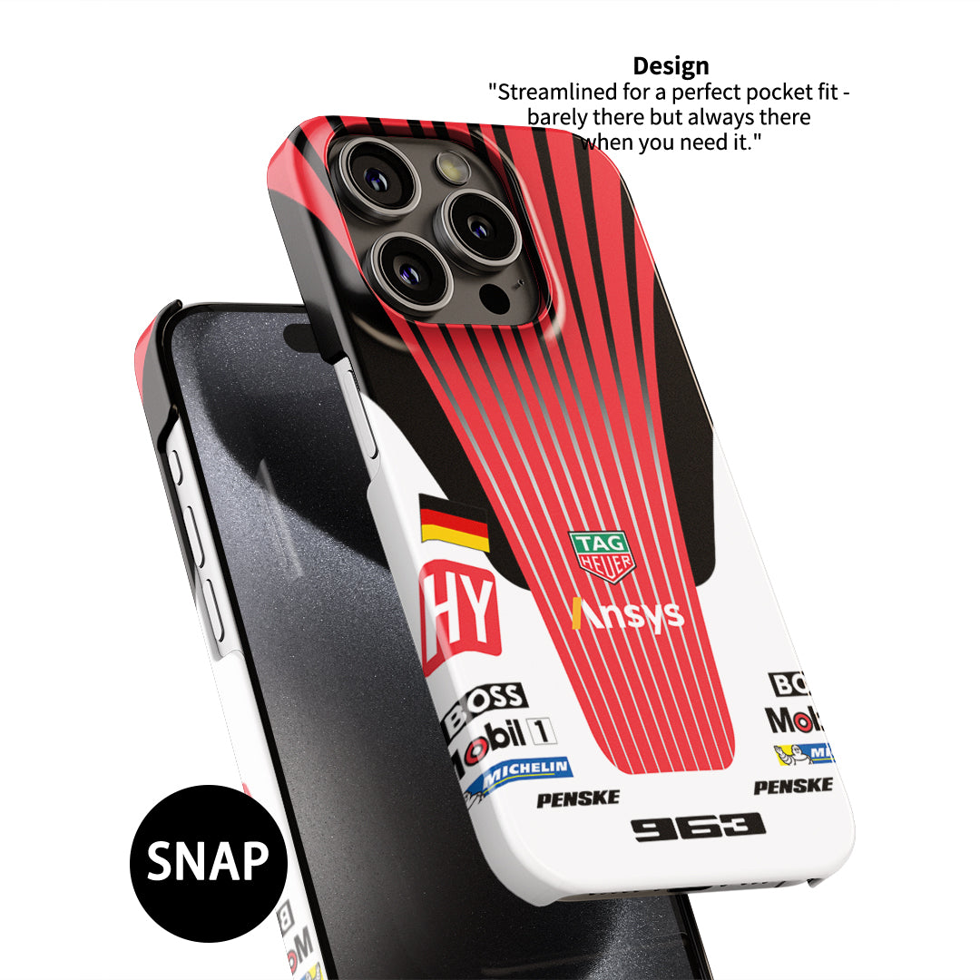 Porsche 963 LMDh Livery Phone Case: Iconic Motorsport Design