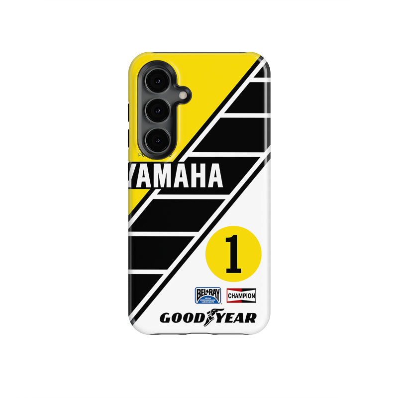 Funda para teléfono Samsung con librea Yamaha MotoGP 2024 de DIZZY