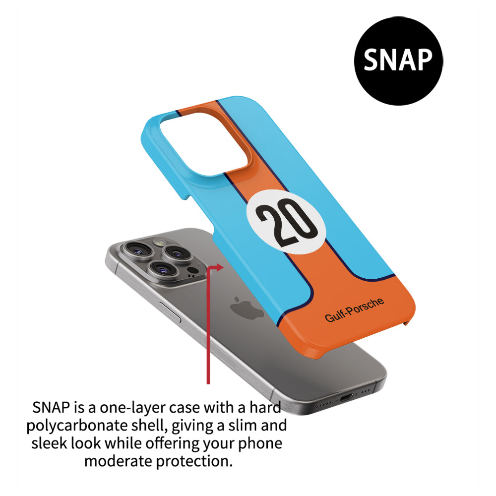 Sleek & Tough Gulf Porsche Phone Case for Racing Fans