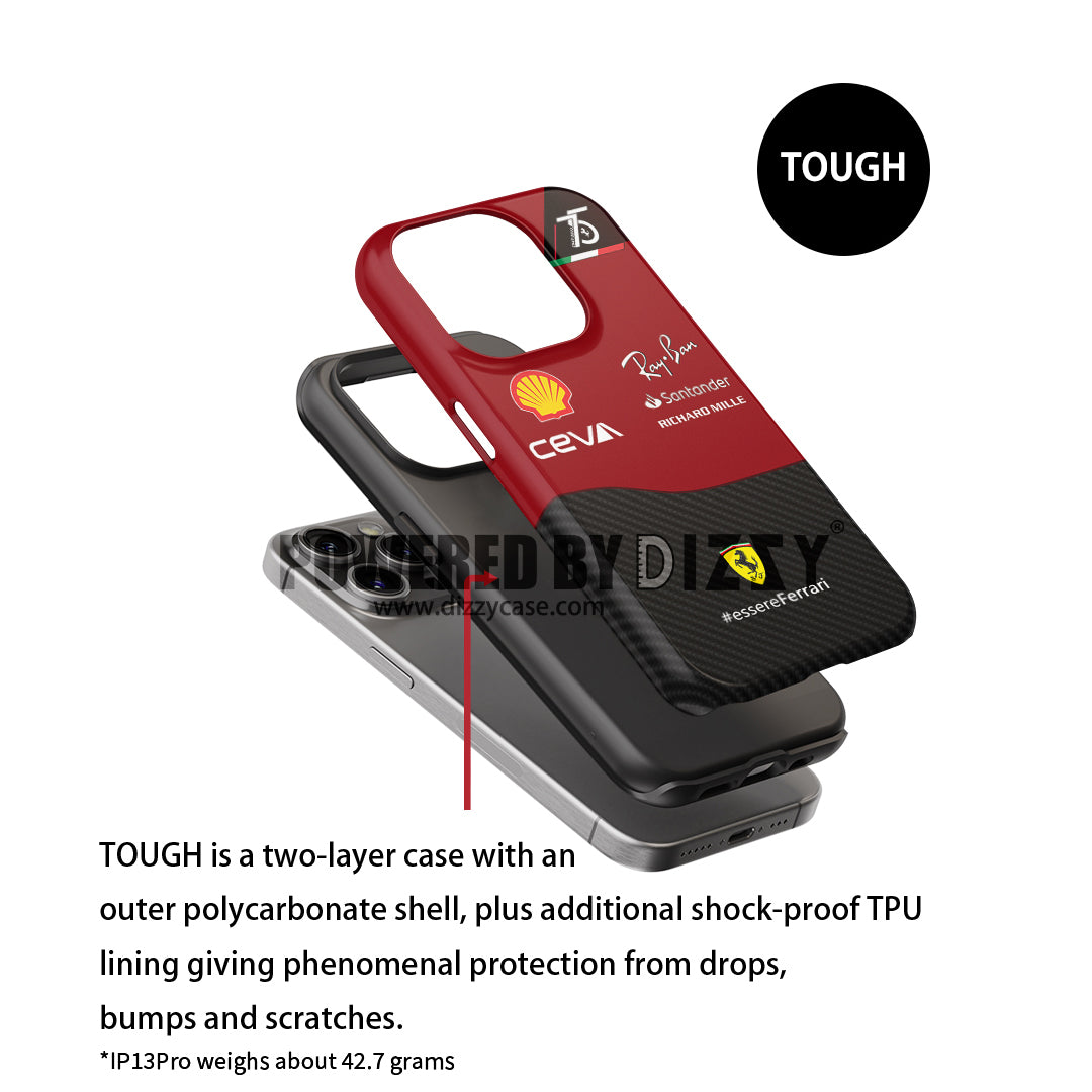 Scuderia Ferrari F1-75 Phone Case: Bold Protection, Iconic Style