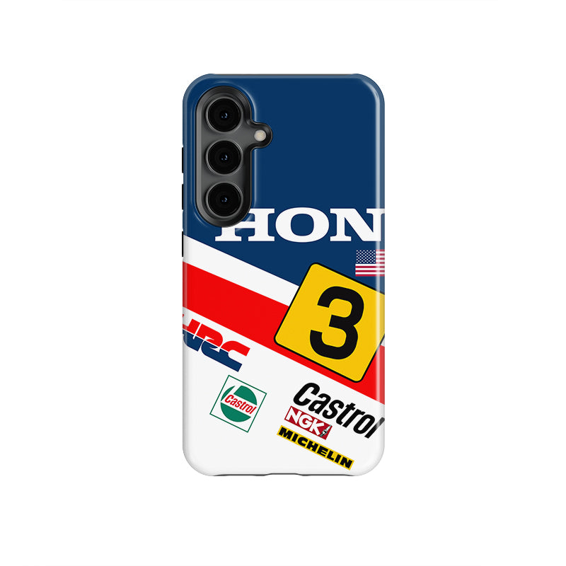 Coque de téléphone Samsung avec livrée Yamaha MotoGP 2024 par DIZZY