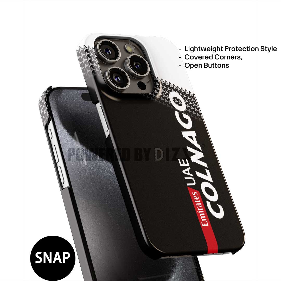 Colnago Y1RS Team Edition Phone Case – UAE 2025 Black & White Graphic (for iPhone)