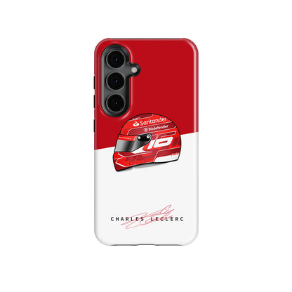 Funda Samsung Casco Gran Premio Charles Leclerc 2024