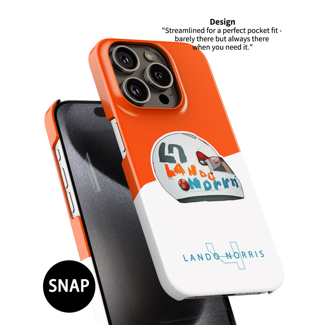 Lando Norris British Grand Prix 2020 Helmet iPhone Case – McLaren F1 Gift