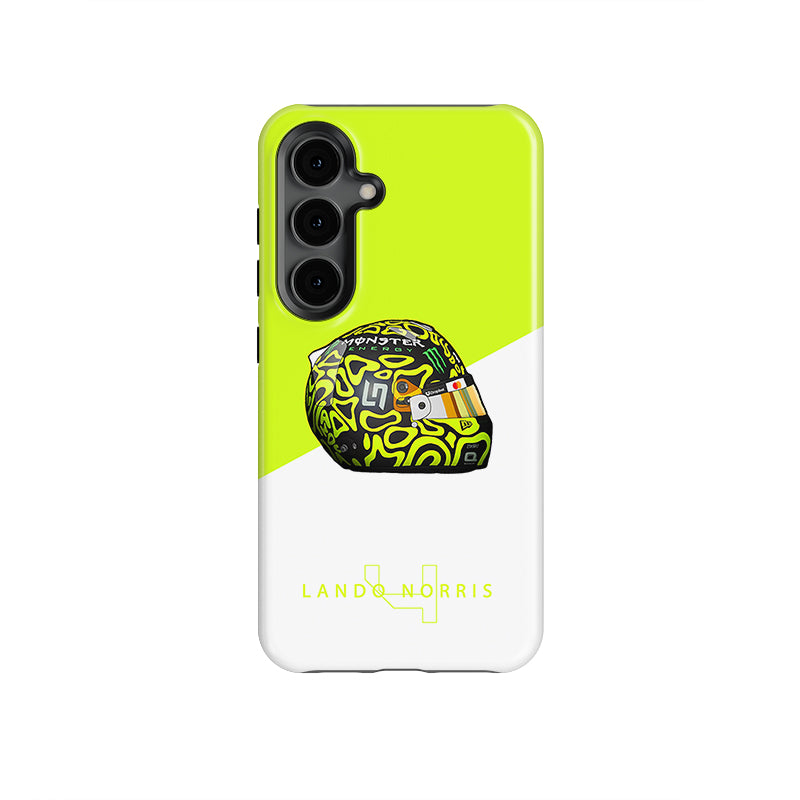 Lando Norris Las Vegas 2024 F1 Helmet Phone Case – Samsung Models