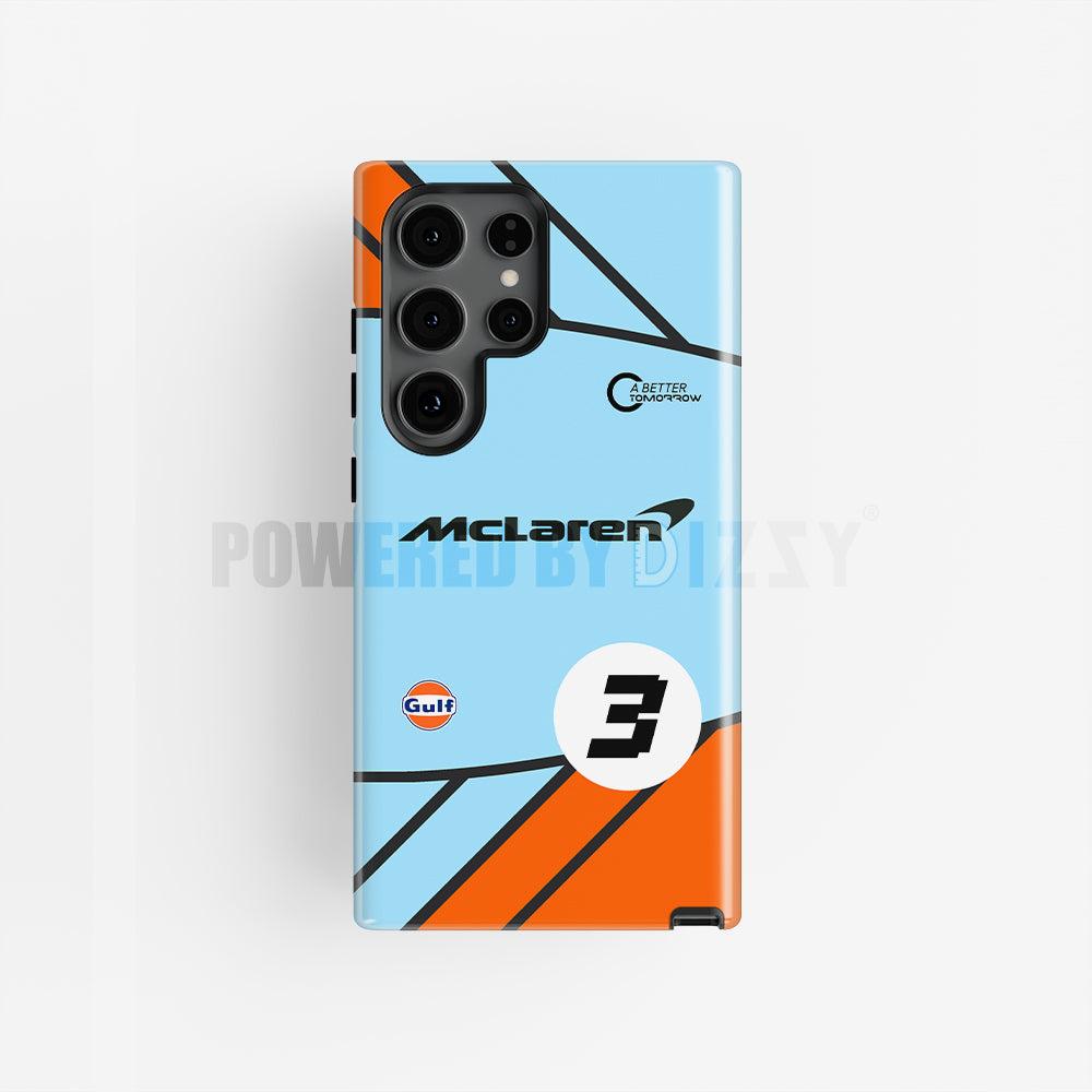 Formula 1 McLaren Gulf Livery Daniel Ricciardo SAMSUNG Phone Case